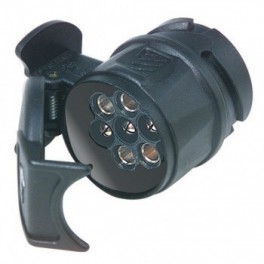 adaptateur monobloc 13 plots male vers 7 plots femelle - Accessoires attelages ATNOR