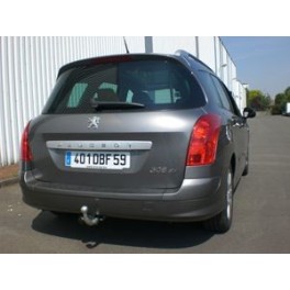 ATTELAGE PEUGEOT 308 SW - Col de cygne - attache remorque ATNOR